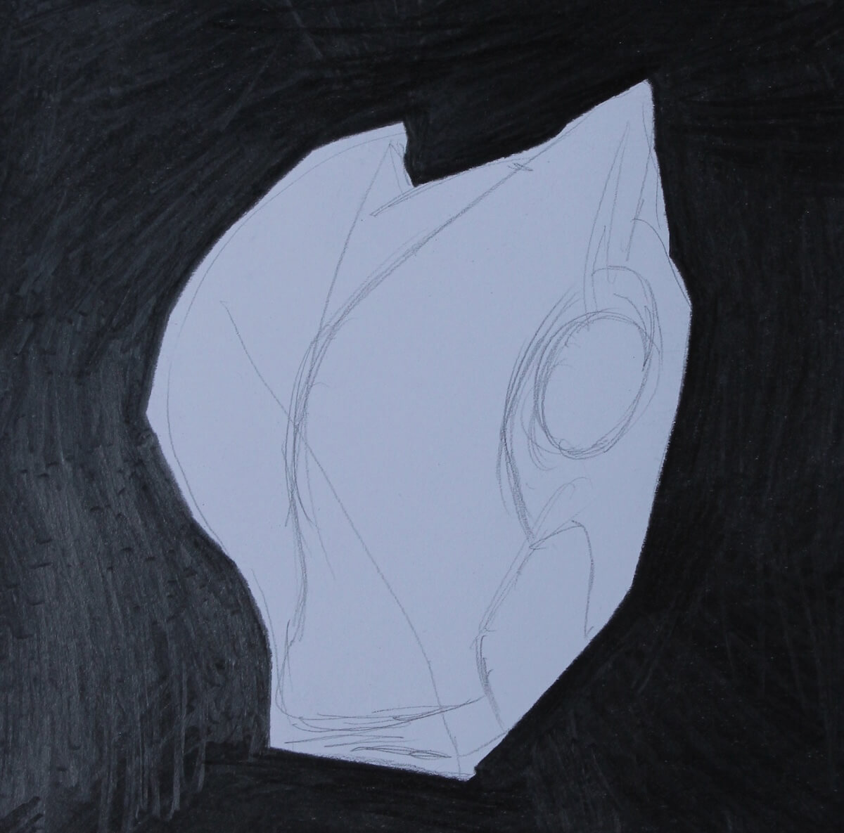 空の殻または銀